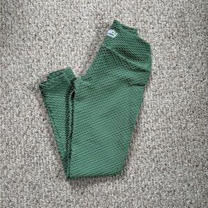 BOOTY BY BRABANTS Croco Skin Evergreen Leggings